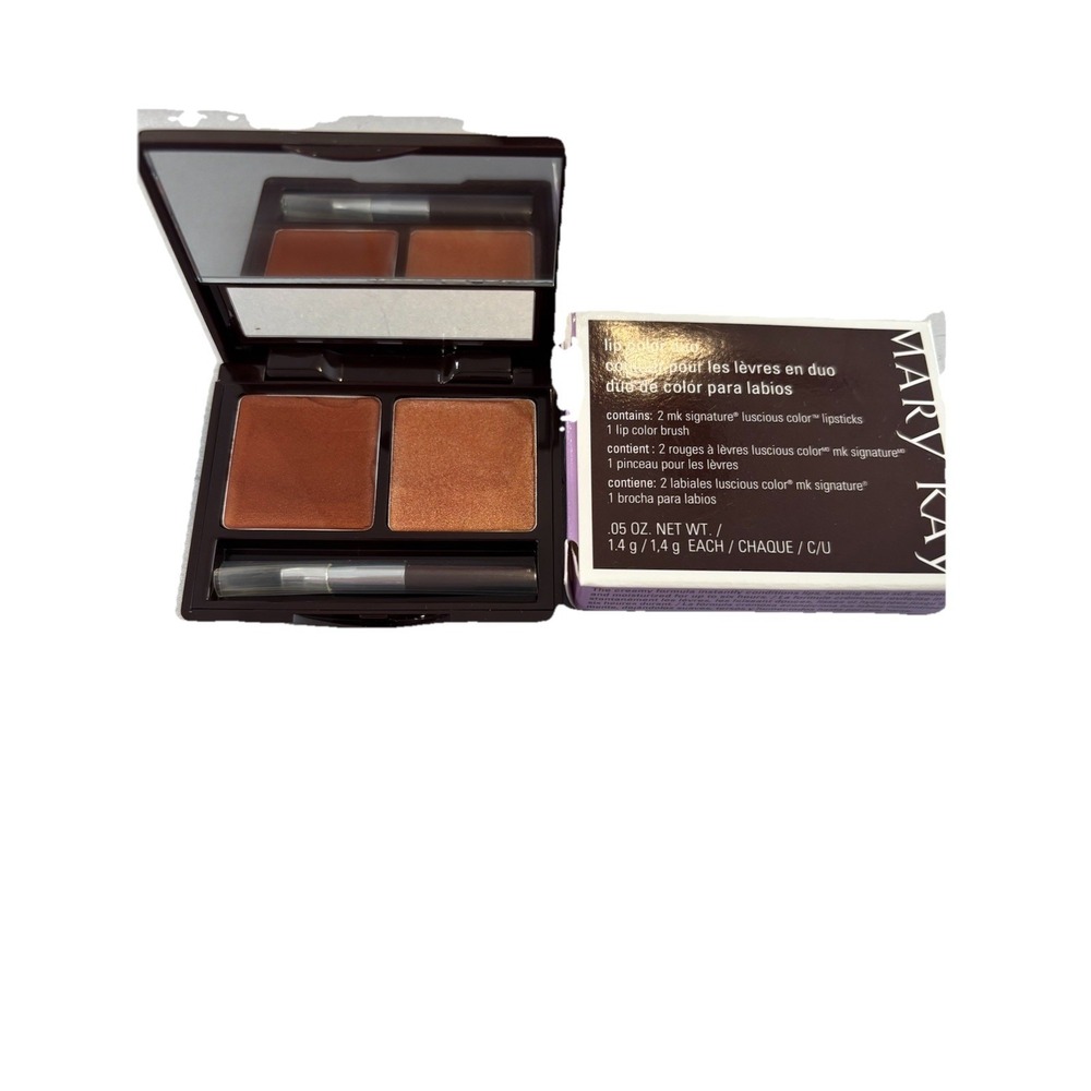 NIB Mary Kay Lip Color Duo (0.05oz/1.4g ea) New: Bronze # 012749
